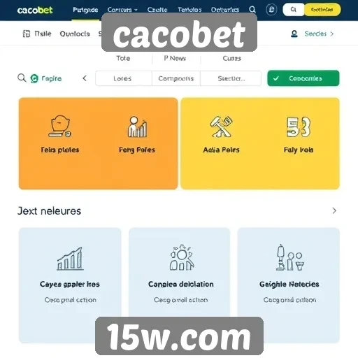 Recursos e funcionalidades do site cacobet