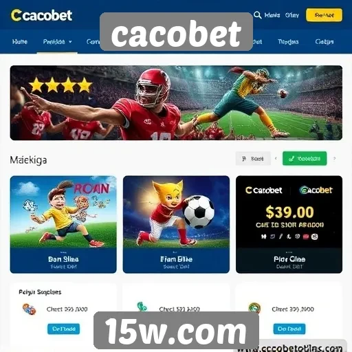 Ofertas e bônus disponíveis no cacobet